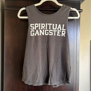 Spiritual Gangster Gray Tank Top